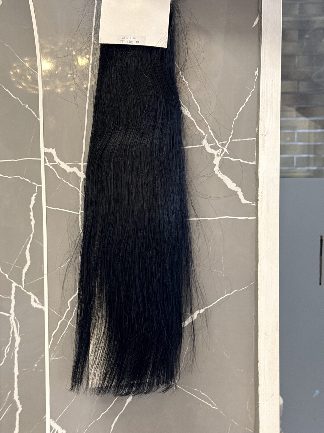 Clip-In Extensions Schwarz 22 Zoll